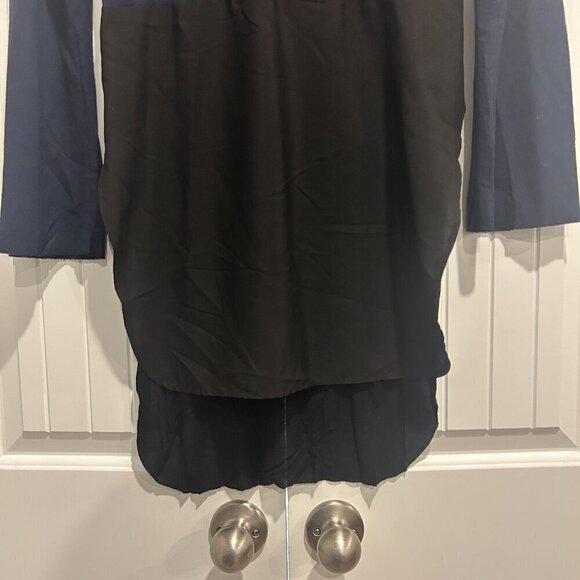 Zara W&B Navy and Black Long Sleeve Tunic Women’s Size M - Picture 5 of 12